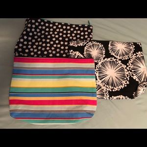 Thirty-One Zipper pouches